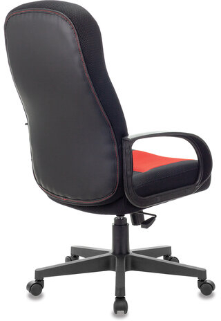 Кресло офисное BRABIX &quot;City EX-512&quot;, ткань черная/красная, TW, 531408