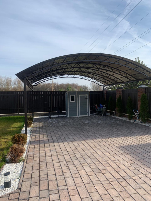 Сарай Манор Пент 6x4 (Manor Pent 6X4), серый