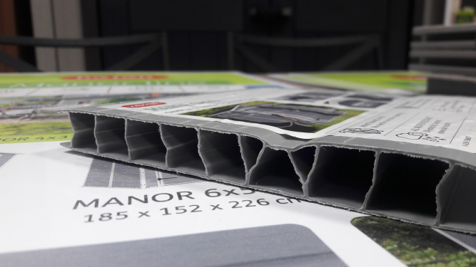 Сарай Манор Пент 6x4 (Manor Pent 6X4), серый