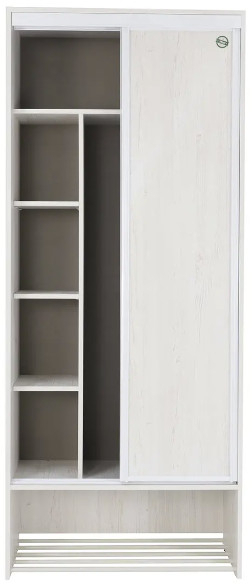 Шкаф купе с зеркалом Ольга-Милк 10