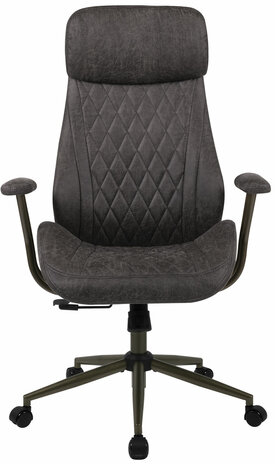 Кресло BRABIX PREMIUM Dakota EX-572, синхромеханизм, искусственная замша, темно-серый, 532943