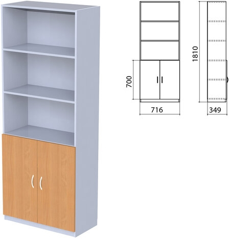 Шкаф полузакрытый Бюджет