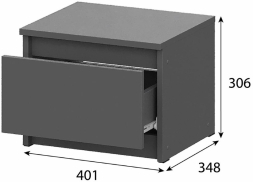 Тумба прикроватная Денвер (NN)