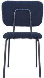 Стулья BRABIX &quot;Ideal CF-080&quot;, КОМПЛЕКТ 4 шт., черный каркас, букле черный, 533244