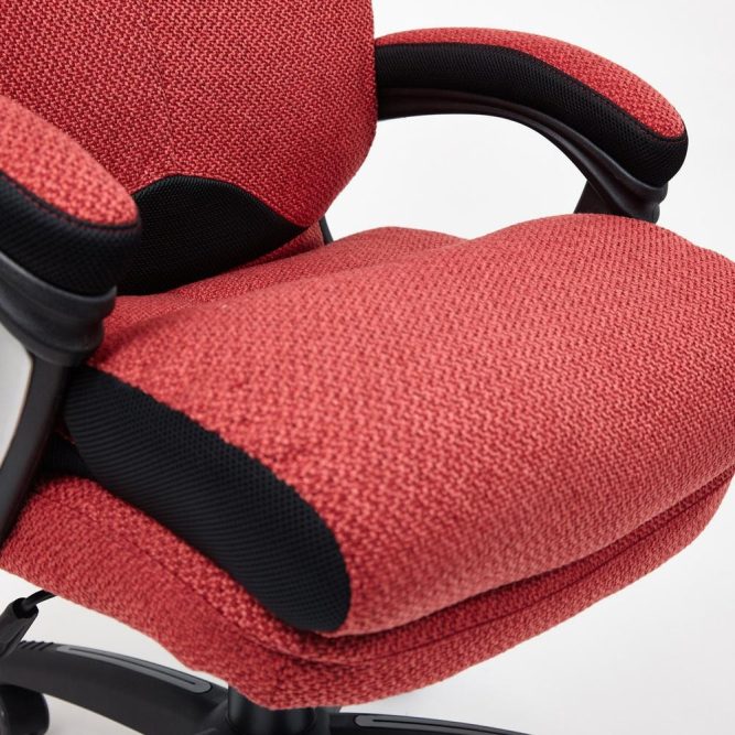 Кресло DUKE ткань, красный/черный, MJ190-11/TW-11