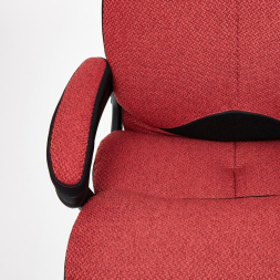 Кресло DUKE ткань, красный/черный, MJ190-11/TW-11
