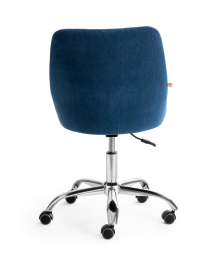 Кресло SWAN флок , синий, 32
