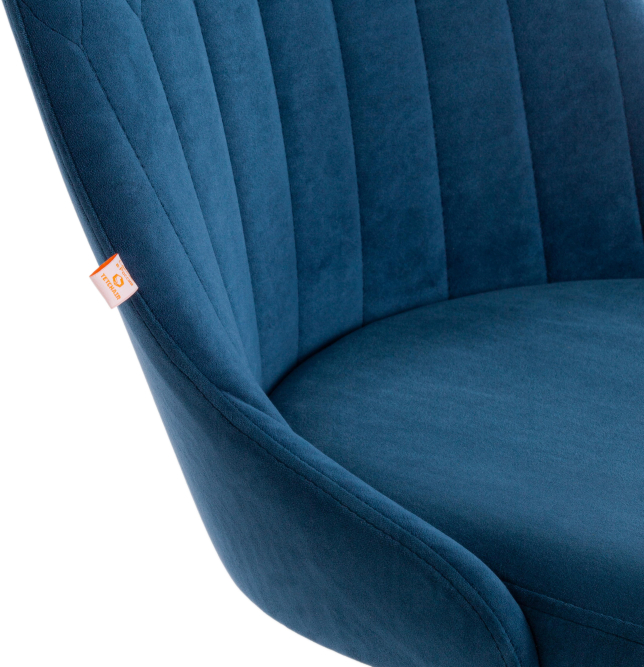 Кресло SWAN флок , синий, 32