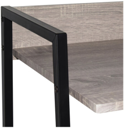 Стол на металлокаркасе BRABIX &quot;LOFT CD-003&quot;, 640х420х840 мм, цвет дуб антик, 641216