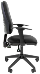 Кресло СН 661, с подлокотниками, черное 15-21, 1182994