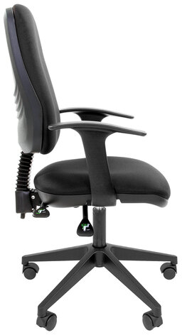 Кресло СН 661, с подлокотниками, черное 15-21, 1182994