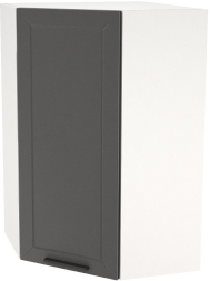 Шкаф верхний высокий угловой с 1 ств. ШВУ 599 Глетчер