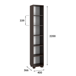 Стеллаж «Монблан» МБ-22 венге
