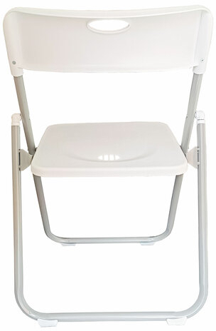 Стулья складные BRABIX &quot;Golf Lite CF-017&quot;, КОМПЛЕКТ 4 шт., серебристый каркас, пластик, белый, 533035