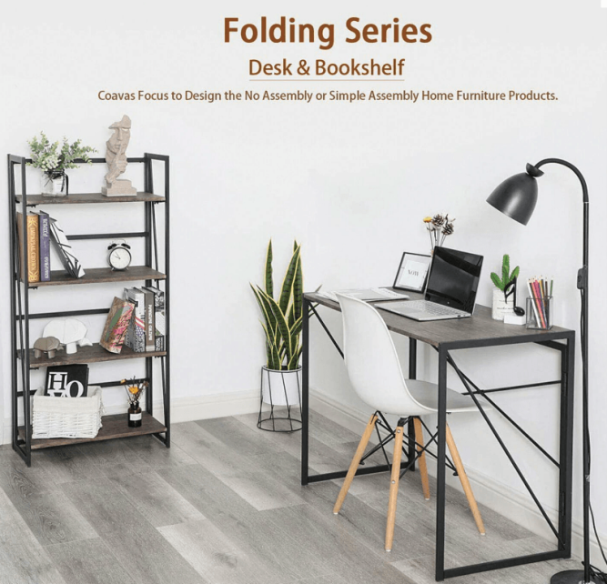 Стеллаж на металлокаркасе BRABIX LOFT SH-001 складной