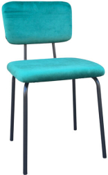 Стулья BRABIX &quot;Dream CF-090&quot;, КОМПЛЕКТ 4 шт., черный каркас, ткань зеленая, 533253