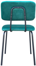 Стулья BRABIX &quot;Dream CF-090&quot;, КОМПЛЕКТ 4 шт., черный каркас, ткань зеленая, 533253