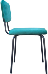 Стулья BRABIX &quot;Dream CF-090&quot;, КОМПЛЕКТ 4 шт., черный каркас, ткань зеленая, 533253