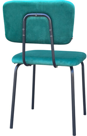 Стулья BRABIX &quot;Dream CF-090&quot;, КОМПЛЕКТ 4 шт., черный каркас, ткань зеленая, 533253