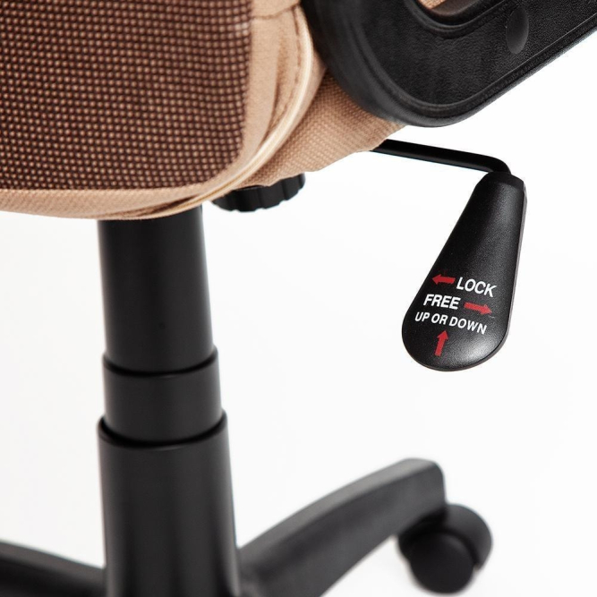 Кресло СН757 ткань, коричневый/бежевый, 26/13