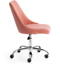 Кресло SWAN флок , розовый, 137