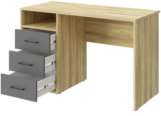 Стол Оскар ОС-21 блэквуд ячменный/графит