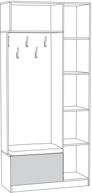 Шкаф многоцелевого назначения Ливерпуль 13.21