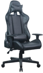 Кресло компьютерное BRABIX &quot;GT Carbon GM-115&quot;, две подушки, экокожа, черное, 531932