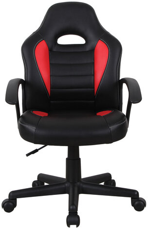 Кресло компьютерное BRABIX &quot;Spark GM-201&quot;, экокожа, черное/красное, 532503