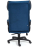 Кресло DUKE флок/ткань, синий/серый, 32/TW-12