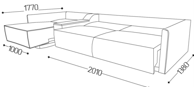 Диван угловой Лофт
