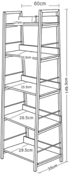 Стеллаж на металлокаркасе BRABIX LOFT SH-003