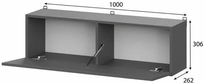 Шкаф навесной Денвер (NN)