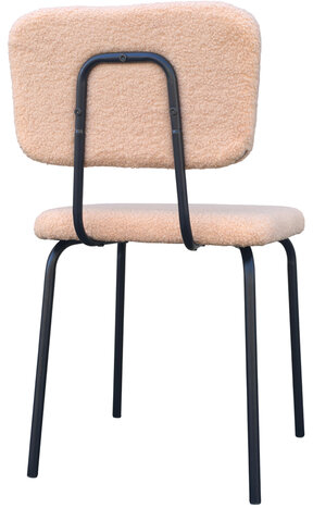 Стулья BRABIX &quot;Ideal CF-080&quot;, КОМПЛЕКТ 4 шт., черный каркас, букле бежевый, 533255