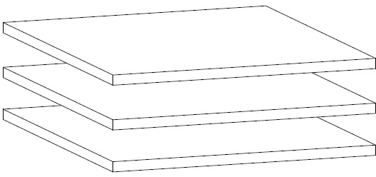 Шкаф 3-х дверный Мале