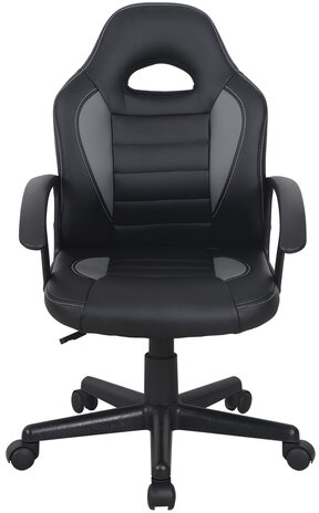 Кресло компьютерное BRABIX &quot;Spark GM-201&quot;, экокожа, черное/серое, 532504