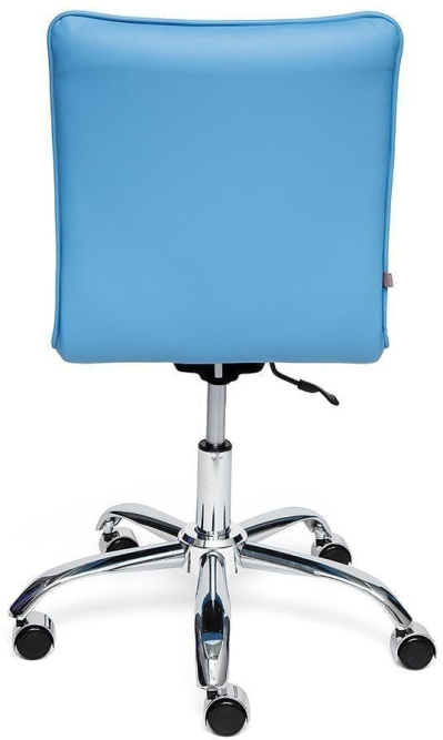 Кресло ZERO кож/зам, голубой, 04-20