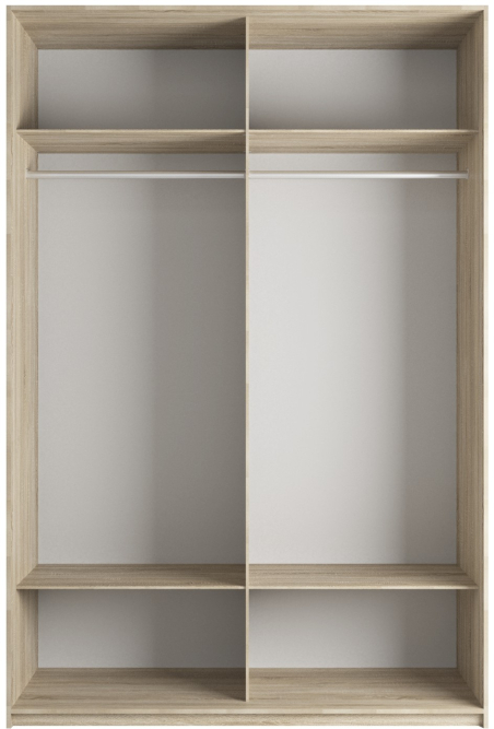 Шкаф-купе Эста 2-х дверный (ЛДСП) Дуб Бардолино