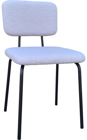 Стулья BRABIX &quot;Ideal CF-080&quot;, КОМПЛЕКТ 4 шт., черный каркас, букле серый, 533256