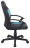 Кресло компьютерное BRABIX &quot;Spark GM-201&quot;, экокожа, черное/голубое, 532505
