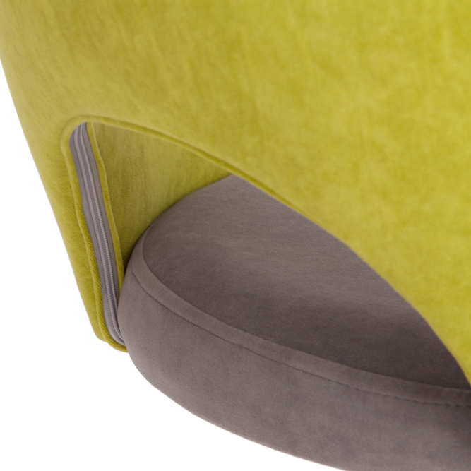 Кресло LATINA флок , олива/серый, 23/29