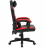 Кресло компьютерное CROMEX &quot;Start GM-105&quot;, две подушки, экокожа, черное/красное, 532957