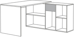 Стол письменный Лайт 03.245 F