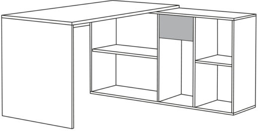 Стол письменный Лайт 03.245 F
