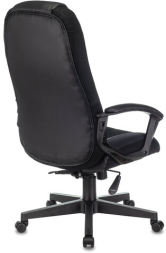 Кресло компьютерное ZOMBIE-9/BLACK, подушка, экокожа/ткань, черное, 1583706