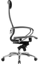 Кресло офисное МЕТТА &quot;SAMURAI&quot; K-1.04, рецик. кожа, черное