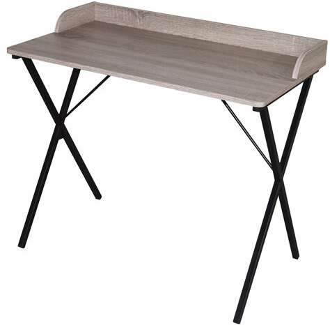 Стол на металлокаркасе BRABIX &quot;LOFT CD-008&quot;, 900х500х780 мм, цвет дуб антик, 641864