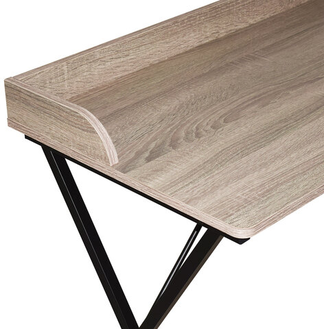 Стол на металлокаркасе BRABIX &quot;LOFT CD-008&quot;, 900х500х780 мм, цвет дуб антик, 641864