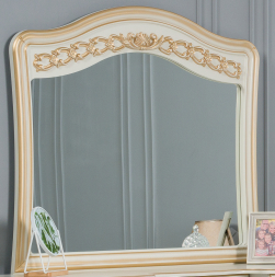 Подзеркальник с зеркалом на трельяж Азалия Кубань мебель