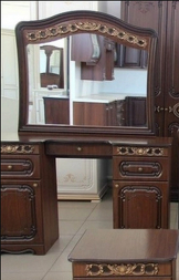 Подзеркальник с зеркалом на трельяж Азалия Кубань мебель